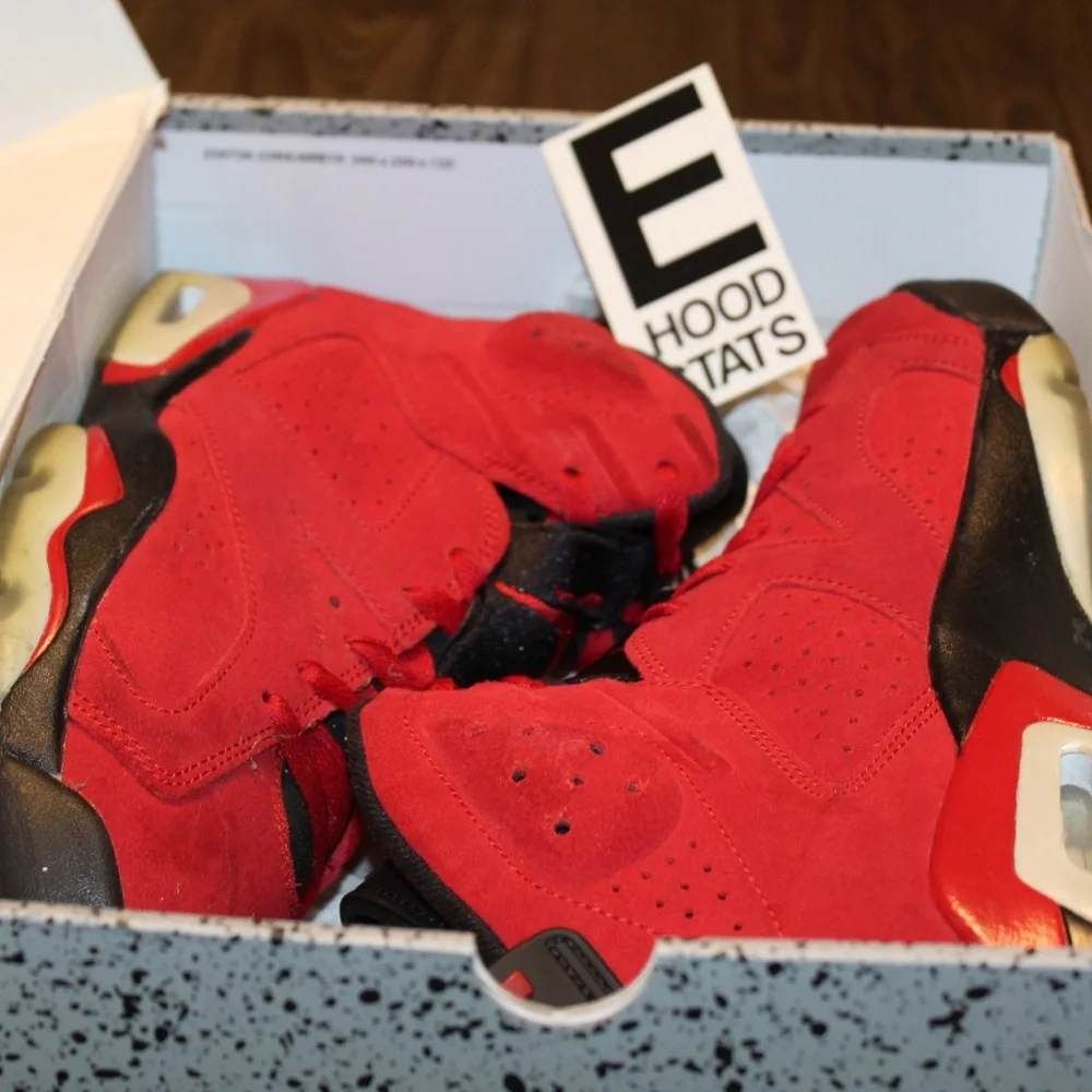 Air Jordan 6 Retro Toro Bravo Mens Size 10 Sneakers